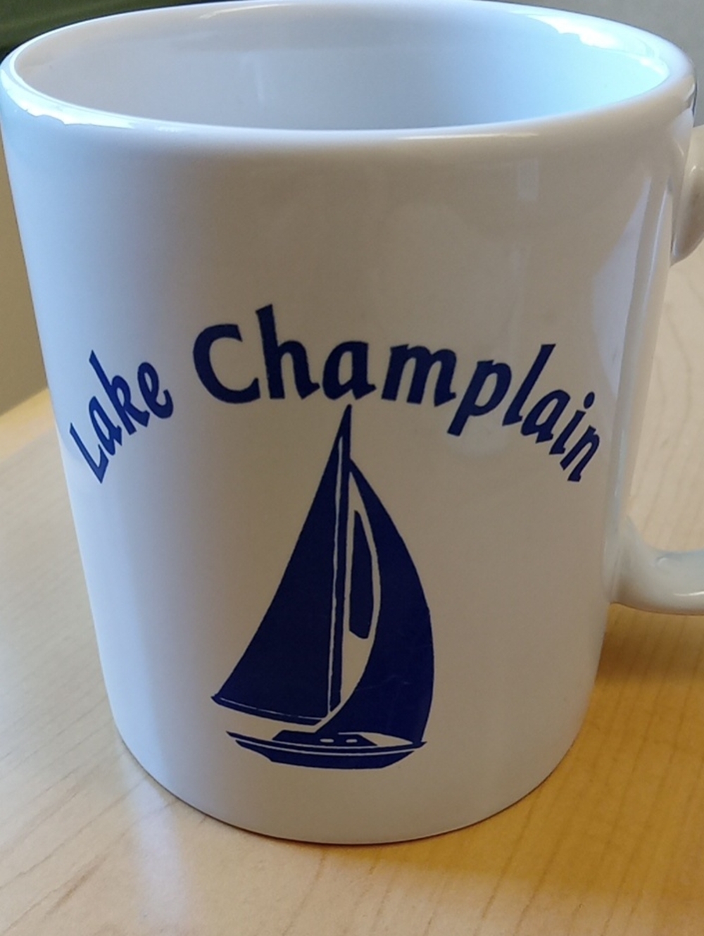 Vintage Lake Champlain coffee mug